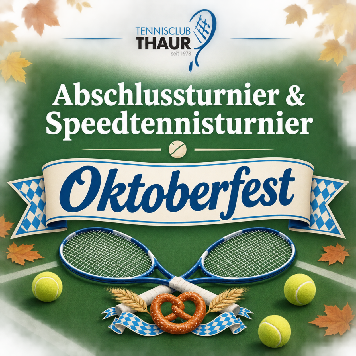 Abschlussturnier &	Speedtennis Turnier mit Oktoberfest, 18.10.2026