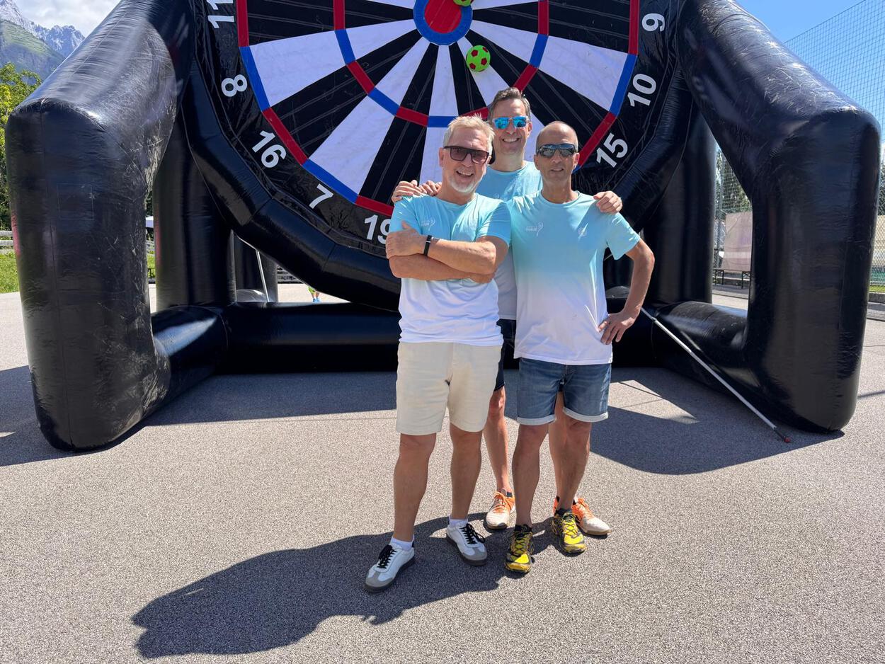 6. Platz beim Fußball-Dart-Turnier